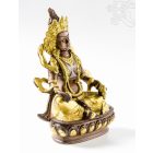 Zambala réz szobor, bronz - arany színű - 24,5 cm