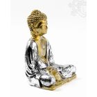 Amitabha Buddha színes rezin szobor - 16 cm