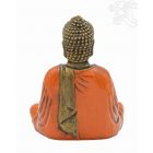 Amitabha Buddha színes rezin szobor - 16 cm