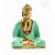 Amitabha Buddha színes rezin szobor - 16 cm