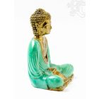 Amitabha Buddha színes rezin szobor - 16 cm