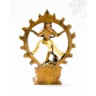 Táncoló Shiva, színes rezin szobor - 17 cm