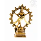 Táncoló Shiva, színes rezin szobor - 17 cm