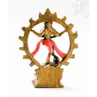 Táncoló Shiva, színes rezin szobor - 17 cm
