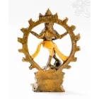 Táncoló Shiva, színes rezin szobor - 17 cm