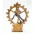 Táncoló Shiva, színes rezin szobor - 17 cm