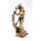 Táncoló Shiva, színes rezin szobor - 17 cm