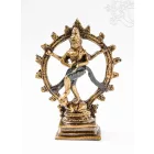 Táncoló Shiva, színes rezin szobor - 17 cm