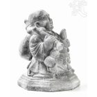 Nevető Buddha láva kő szobor - 20 cm