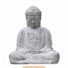 Amitabha Buddha láva kő szobor - 65 cm