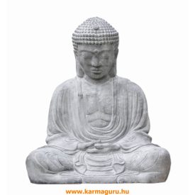 Amitabha Buddha láva kő szobor - 65 cm