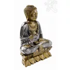 Áldó Buddha színes rezin szobor - 25 cm