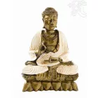Áldó Buddha színes rezin szobor - 25 cm
