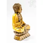 Áldó Buddha színes rezin szobor - 25 cm