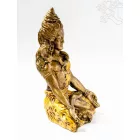 Ülő Shiva színes rezin szobor - 25 cm