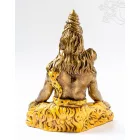 Ülő Shiva színes rezin szobor - 25 cm