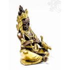 Zambala réz szobor, arany-bronz - 17 cm