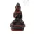 Áldó Buddha szobor rezin vörös színű - 9 cm