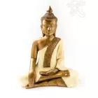 Shakyamuni Buddha színes rezin szobor - 45 cm