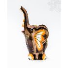 Fa elefánt, virágos közepes - 14 cm