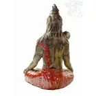 Ülő Shiva színes rezin szobor, hatalmas - 72 cm