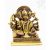 Hanumán 5 arcú, réz szobor, arany - bronz - 15,5 cm