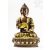 Áldó Buddha réz szobor, arany-bronz - 30 cm