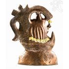 Ganesha Om jelel, réz szobor, arany-bronz - 38,5 cm