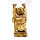 Nevető Buddha színes rezin szobor- 13 cm