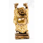 Nevető Buddha színes rezin szobor - 13 cm