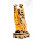 Nevető Buddha színes rezin szobor- 13 cm