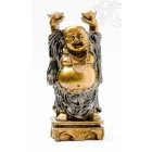 Nevető Buddha színes rezin szobor- 13 cm