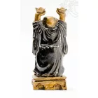 Nevető Buddha színes rezin szobor- 13 cm
