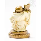 Nevető Buddha színes rezin szobor - 10 cm