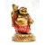 Nevető Buddha színes rezin szobor - 10 cm