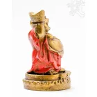 Nevető Buddha színes rezin szobor - 10 cm