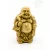 Nevető Buddha rezin szobor, csont színű - 7 cm