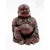Nevető Buddha rezin szobor, vörös színű - 10 cm