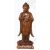 Álló áldó Buddha fa faragott szobor, nagy méretű -125 cm