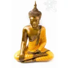 Shakyamuni Buddha színes rezin szobor - 65 cm
