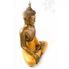 Shakyamuni Buddha színes rezin szobor - 65 cm