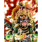 Mahakala teljesen aranyozott, festett szobor különlegesség - 47 cm - VÉDELEM