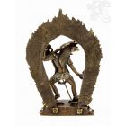 Vajra Yogini réz szobor prémium minőségű, barna-ezüst - 15 cm