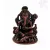 Ganesha, vörös színű rezin szobor - 8 cm