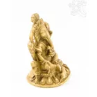 Ganesha, csont színű rezin szobor - 8 cm