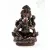 Ganesha, vörös színű rezin szobor - 11 cm