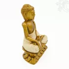 Shakyamuni Buddha színes rezin szobor - 23 cm