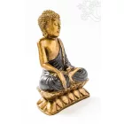 Shakyamuni Buddha színes rezin szobor - 23 cm