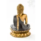 Shakyamuni Buddha színes rezin szobor - 23 cm