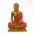 Shakyamuni Buddha színes rezin szobor - 23 cm